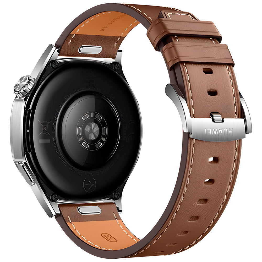 Smart Watch, Relógio Inteligente HUAWEI WATCH GT 5, 46mm, Sharp-Edged Design, iOS e Android, Sistema GPS, Marrom