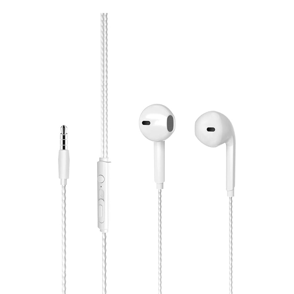 Fone De Ouvido Intra Auricular Eh104 Lecoo Branco