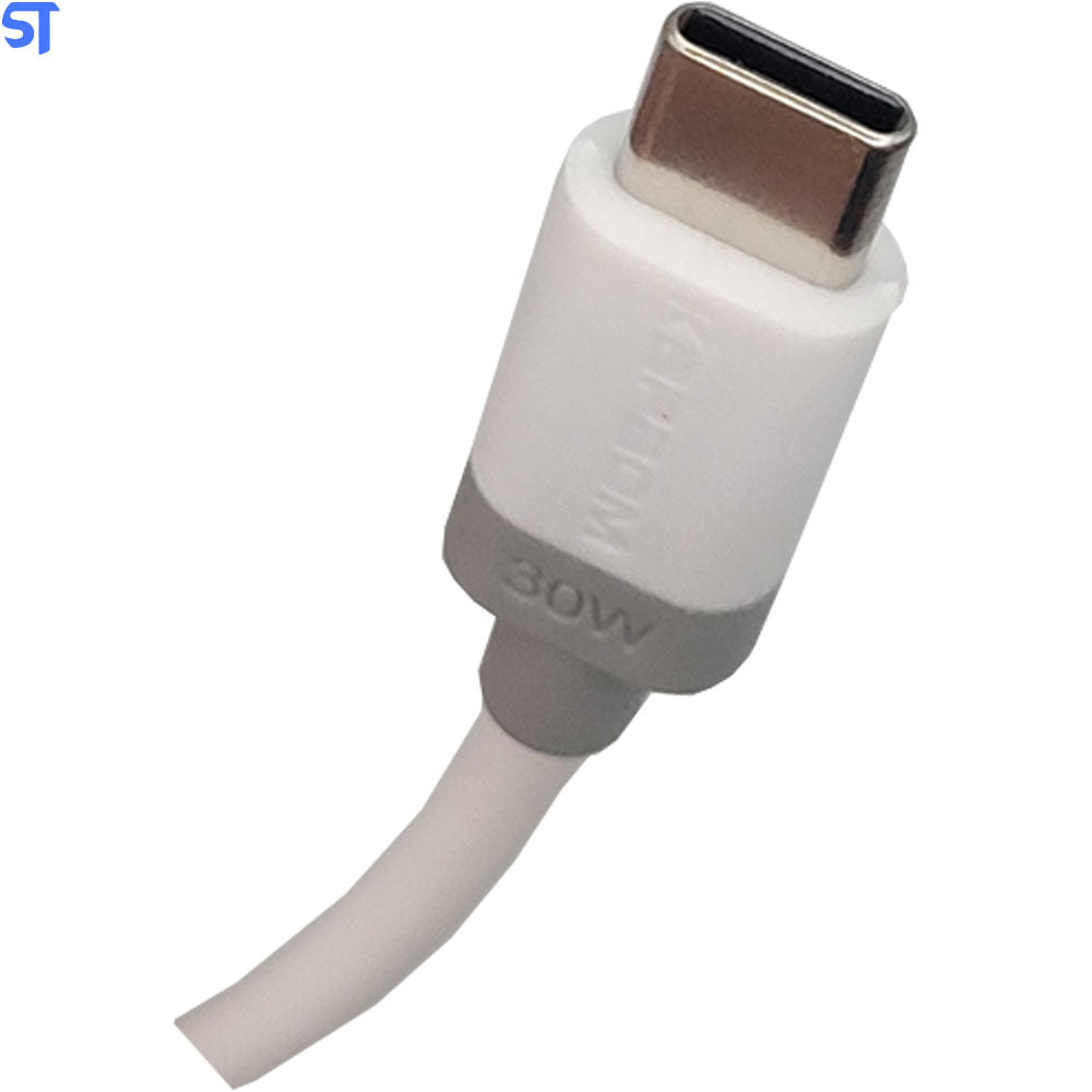 Cabo USB Para Tipo-C, Carga e Dados, Turbo 4.0, Cabo 1 Metro, KA-322-TY, KAPBOM, Branco