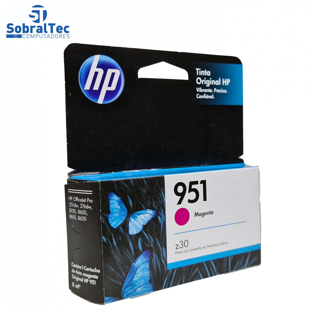 Cartucho hp 951 magenta cn051al