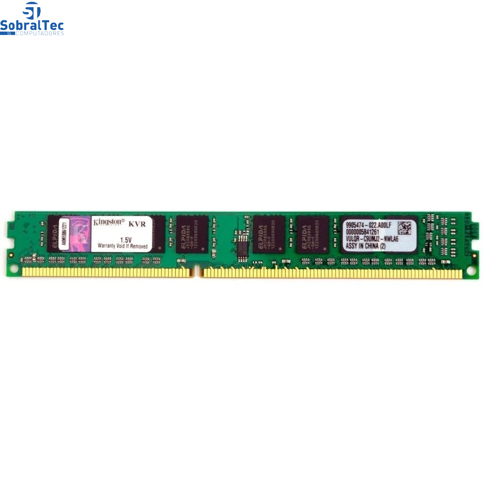 Memoria Ram Desktop 4 Gb Ddr3 1333Mhz KVR13N9S8/4 Kingston