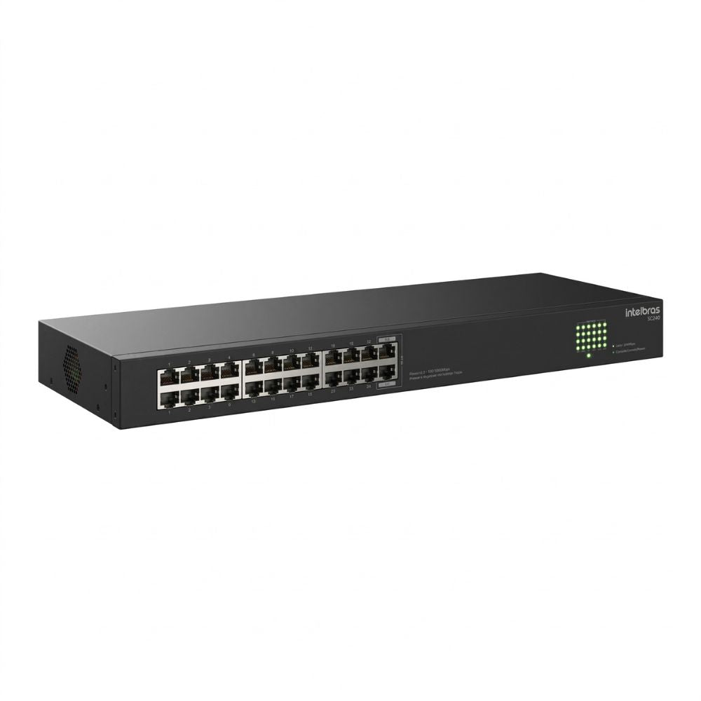 Switch 24 Portas Gigabit Ethernet S1124G Intelbras, Proteção Contra Surtos