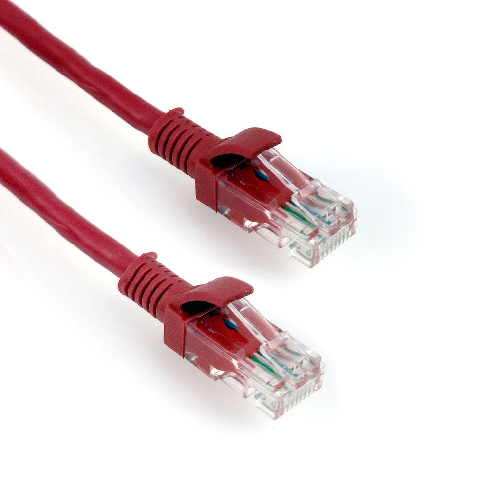 Cabo de Rede CAT5e, Patch Cord, 2,5 Metros, PlusCable, PC-ETHU25RD - Vermelho