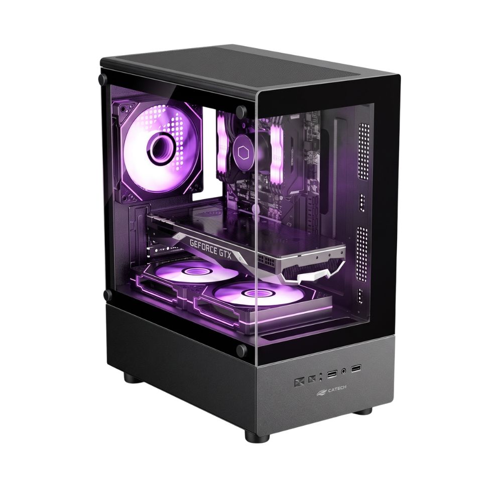 Gabinete Aquarius MT-G150BK Sem Fonte C3Tech Gaming