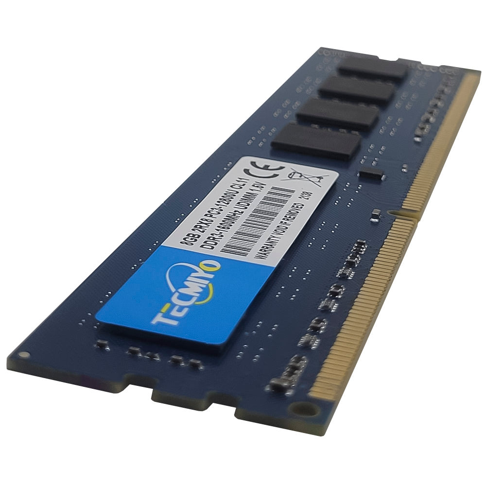Memória RAM Desktop 8GB 1600MHz DDR3 DIMM 1.5V - TECMIYO