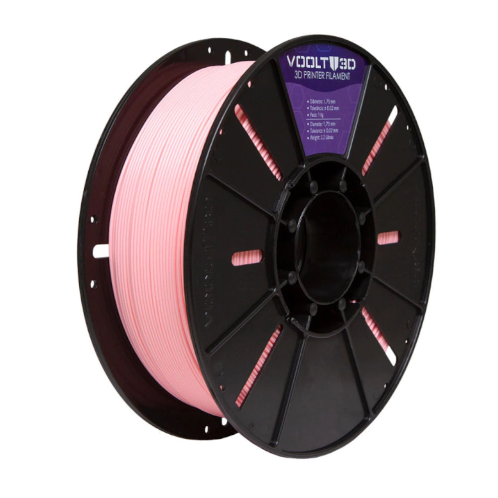 Filamento PLA Rosa Bebê Velvet High Speed Premium 1 Kg 1,75 mm – Impressão 3D FDM