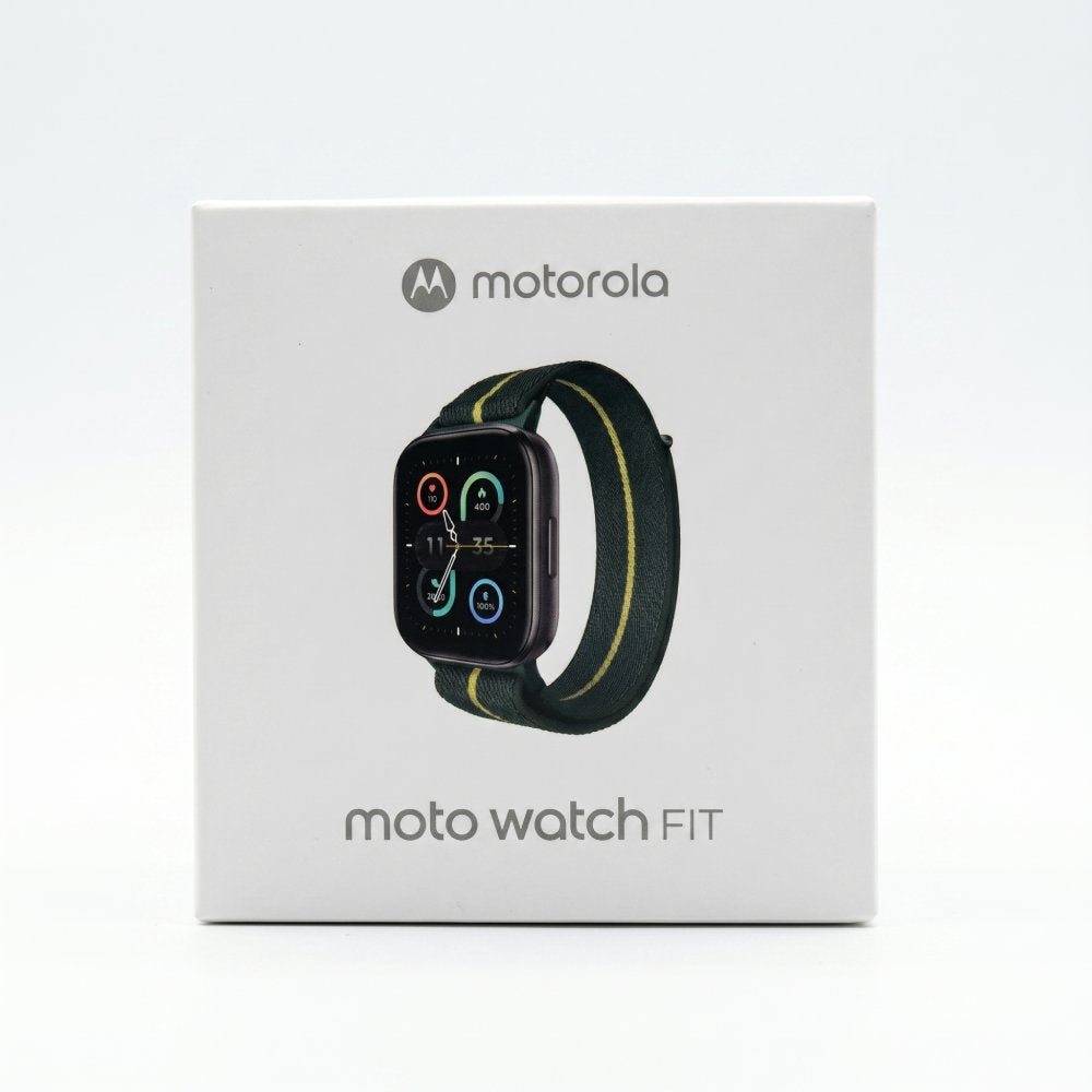 Smartwatch Motorola Moto Watch Fit, Tela OLED 1.9”, GPS 5ATM Integrado, Bluetooth, Bateria até 16 dias - Verde
