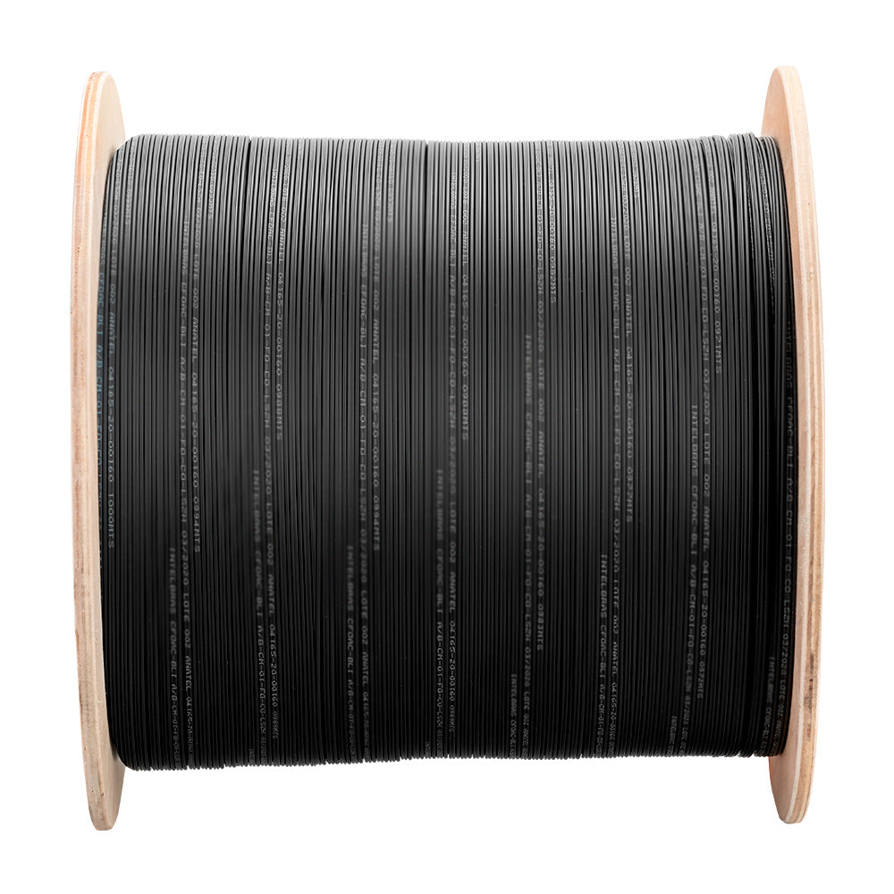 Bobina Cabo de Fibra Óptica, 1.000 Metros Sumec, Flat Drop, 1 Fibra