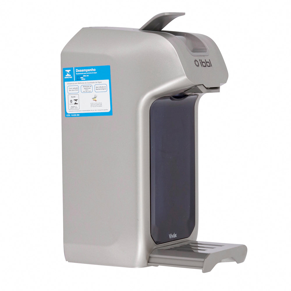 Purificador IBBL Viváx, Água Natural, 60L/h, Filtro A+1 Mini, 200ml, INMETRO, 77070001 - Prata