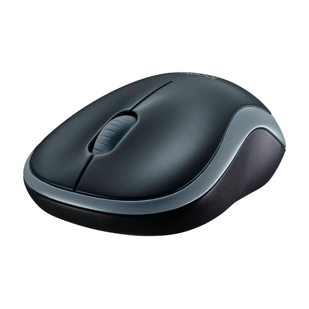 Mouse Óptico Sem Fio Logitech M185, Ambidestro, 1.000DPI, Compacto, 3 Botões, Cinza