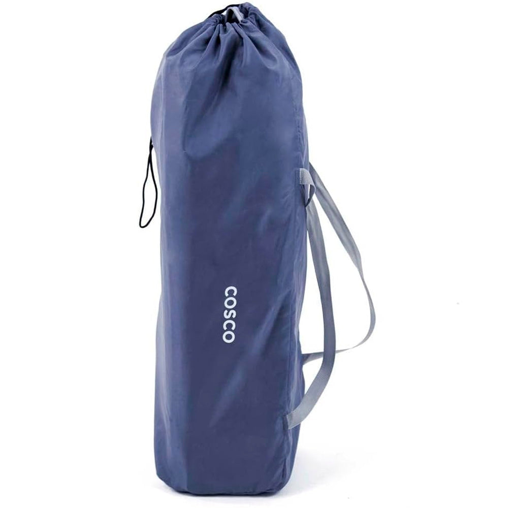 Berço Portátil Cosco Nanny 2 Níveis de Altura - de 0 a 18kg, Azul Rajado