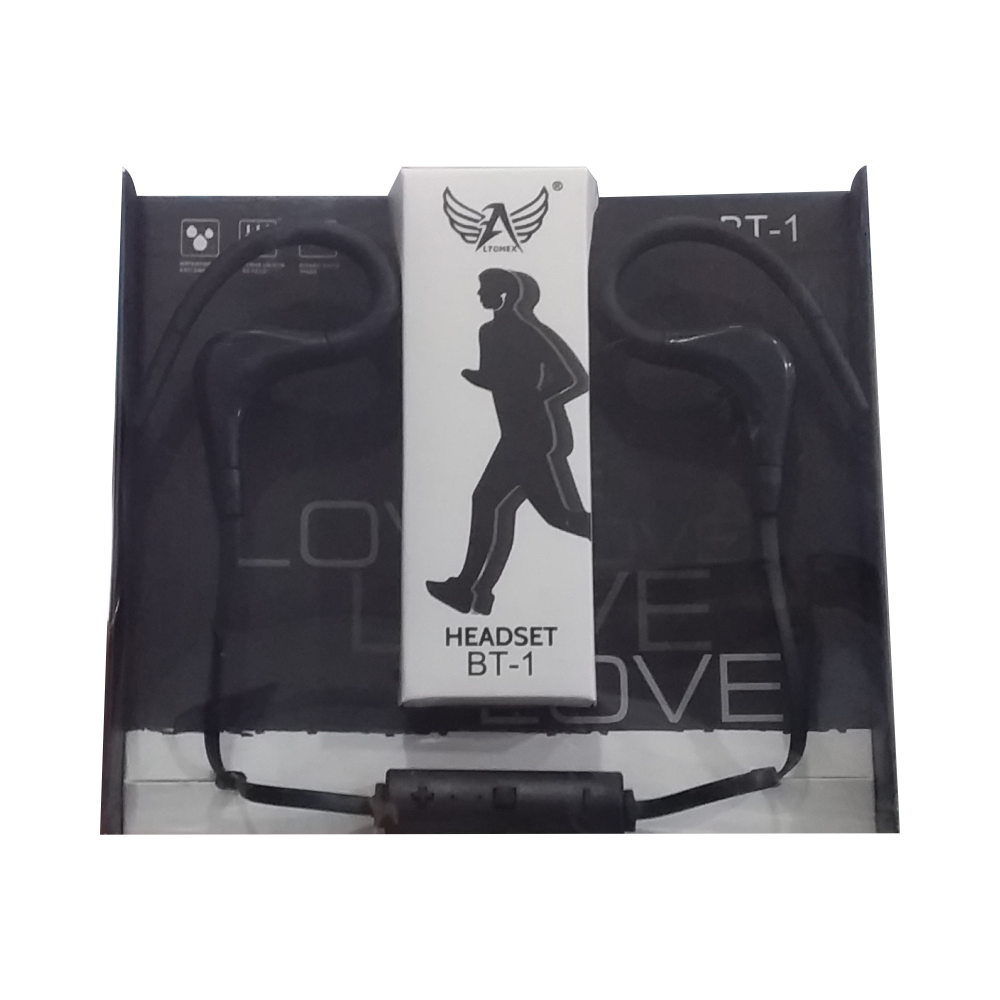 Fone De Ouvido Headset Bluetooth ALtomex BT-1 Preto