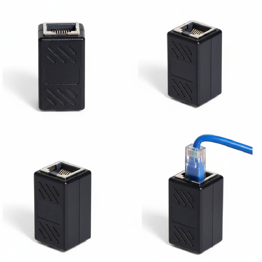Conector Emenda Extensor Cabo De Rede Rj45 LA-E10 Pluscable