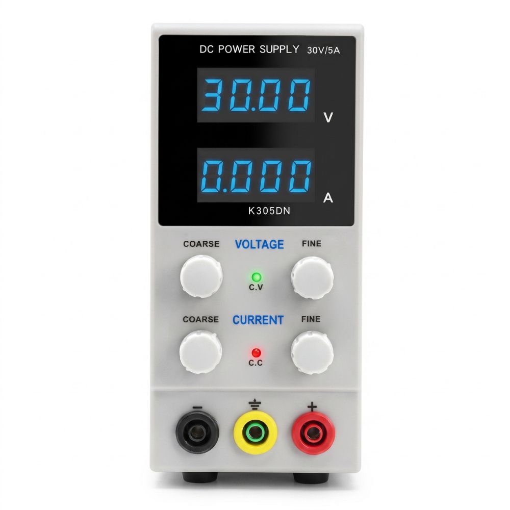 Fonte de Bancada Aida K305dn, Alimentação 30v 5a 4 Dígitos Bivolt Bancad