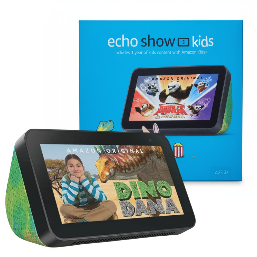 Amazon Echo Show 5 Kids 2a Geração Tela 5.5" Alexa Controle Parental - Camaleão