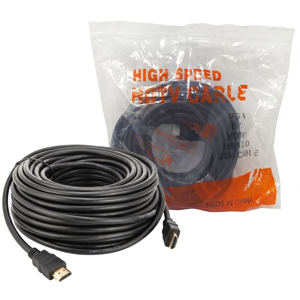 Cabo HDMI Next Trad 20 Metros V1.4 Blindado Full HD OD 7,0mm - Exbom