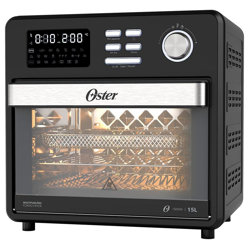 Forno e Fryer 15 Litros Oster Multifunções Compact 10 em 1 - 220V