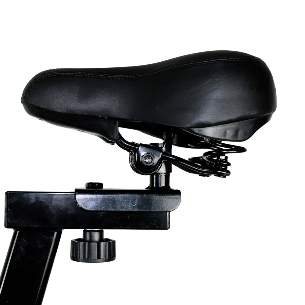 Bicicleta Ergométrica Silenciosa Nakasaki NK7102P Vertical, Modelo Fitneess Spinning Profissional 120kg - Preto