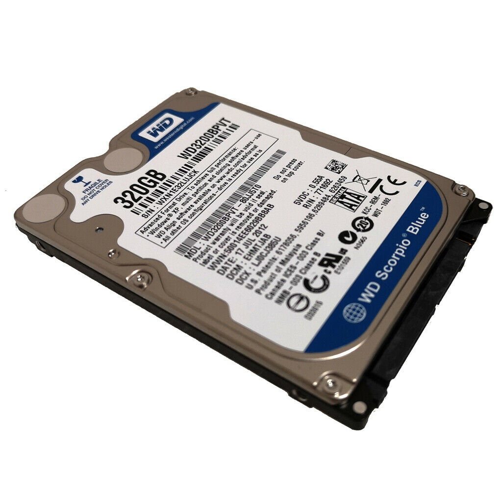 Hd Int. Notebook 320 Gb Wester Digital 7200 WD3200BPVT