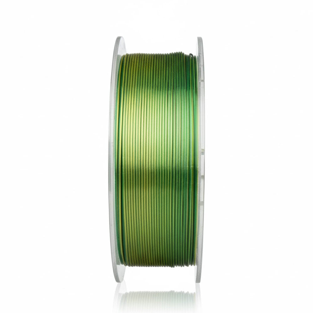 Filamento PLA STLFLIX Verde Amarelo 1.75mm 1kg Para Impressora 3D