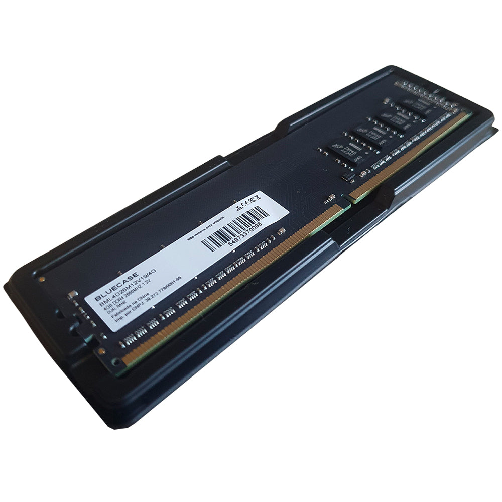 Memoria Ram Desktop 4GB 2666MHZ DDR4 Long-Dimm 1.2V Single Rank Bluecase PN BML4D26M12V19/4G