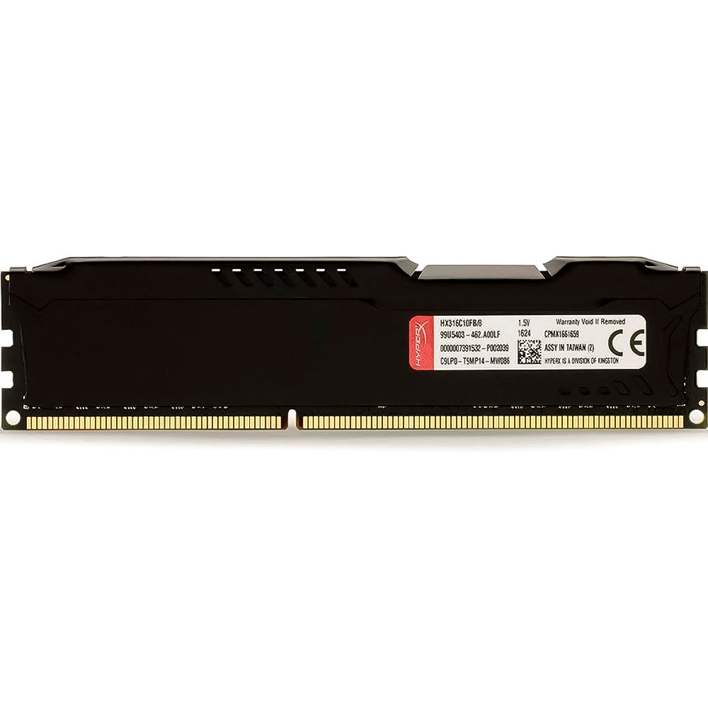 Memória RAM Desktop 8GB 1600MHz 1.35V DDR3 Kingston HyperX Fury - HX316C10F/8