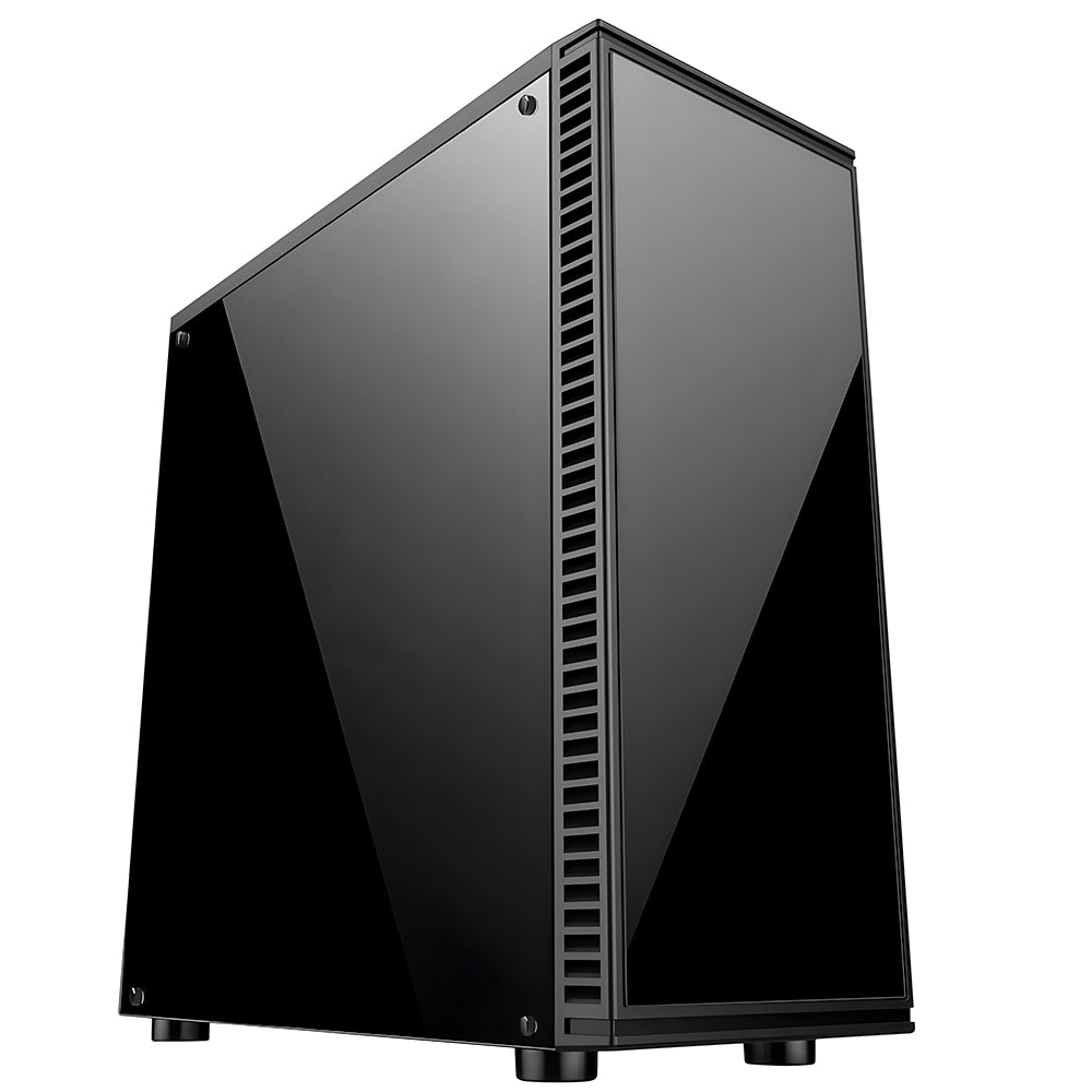 Gabinete Gamer BG-2514 - Com Fonte 250W USB 3.0 Com Lateral Em Acrílico, Bluecase- Preto