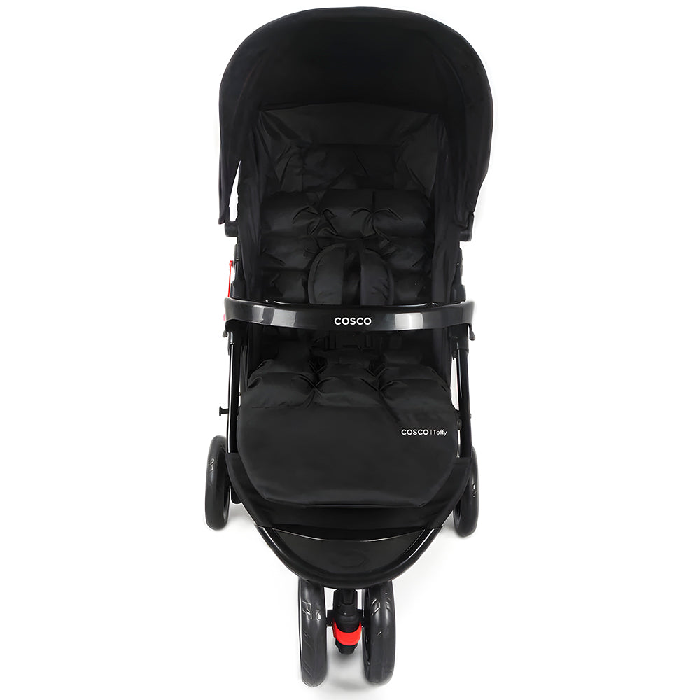 Carrinho de Bebê Com Bebê Conforto TS DUO, Cosco Kids, Travel System Toffy, Preto