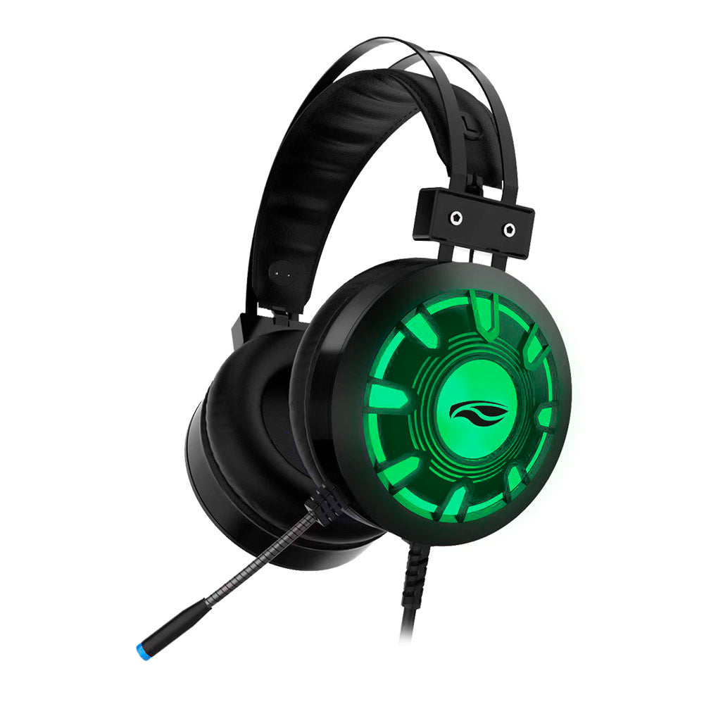 Headset Gamer USB Kestrel PH-G720BK C3Tech, Over-Ear, Microfone Integrado, Iluminação RGB, Áudio Virtual 7.1, 50mm