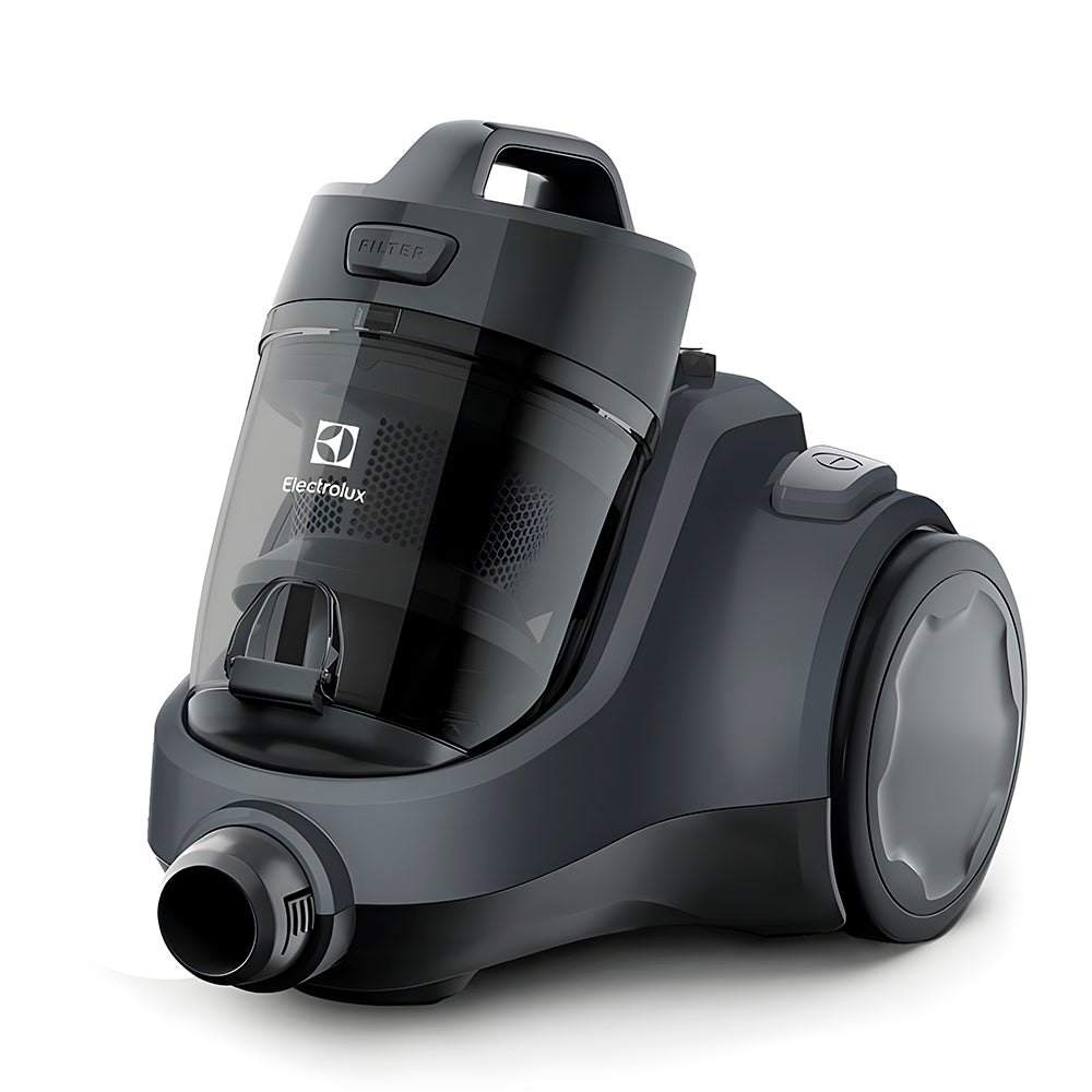 Aspirador de Pó Sem Saco Electrolux EAS30, Easybox Maior Potencia 1600W Silencioso, Cabo Retratil EAS30 Cinza Preto 220V