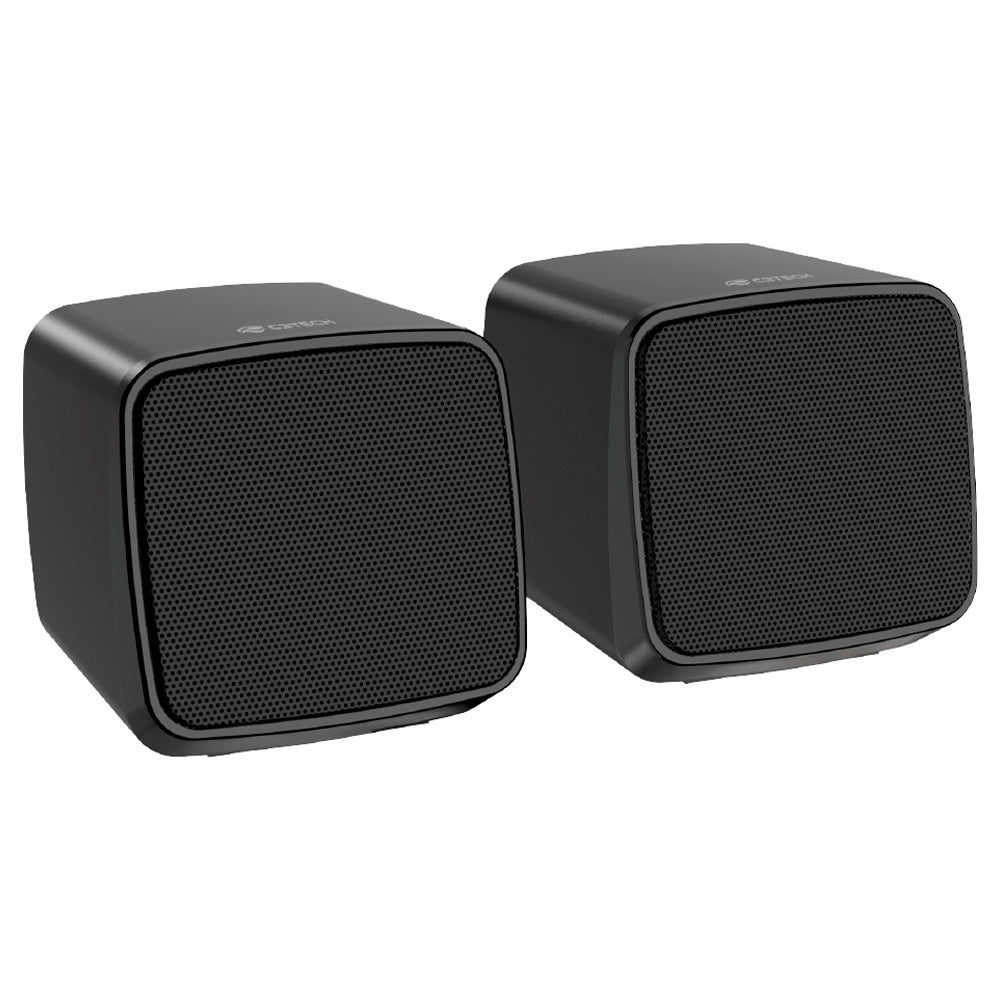 Caixa de Som Speaker C3Tech SP-40, Áudio 2.0, Conexão P2, 6W, SP-40BK - Preta