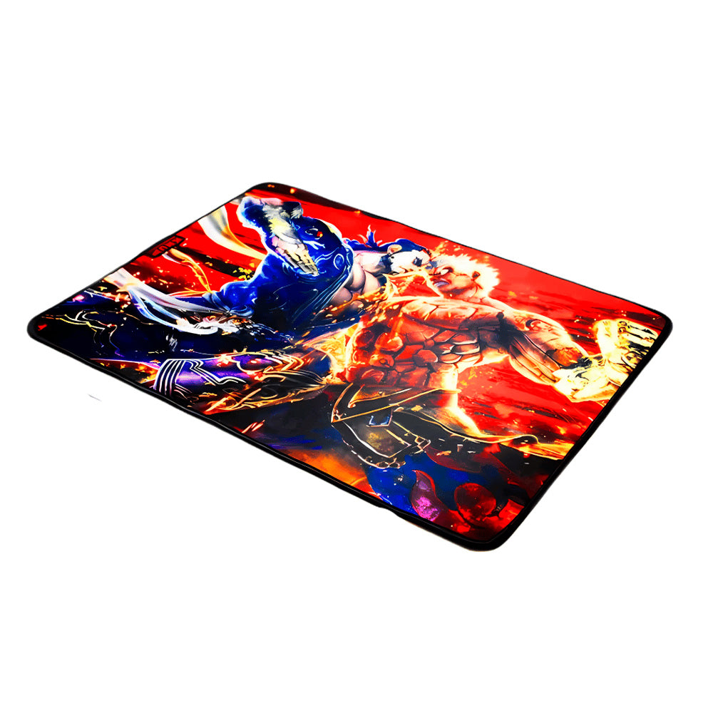 Mouse Pad Gamer Grande KNUP, 420x320mm Superficíe Têxtil Antiderrapante, Borda Costurada - KP-S07