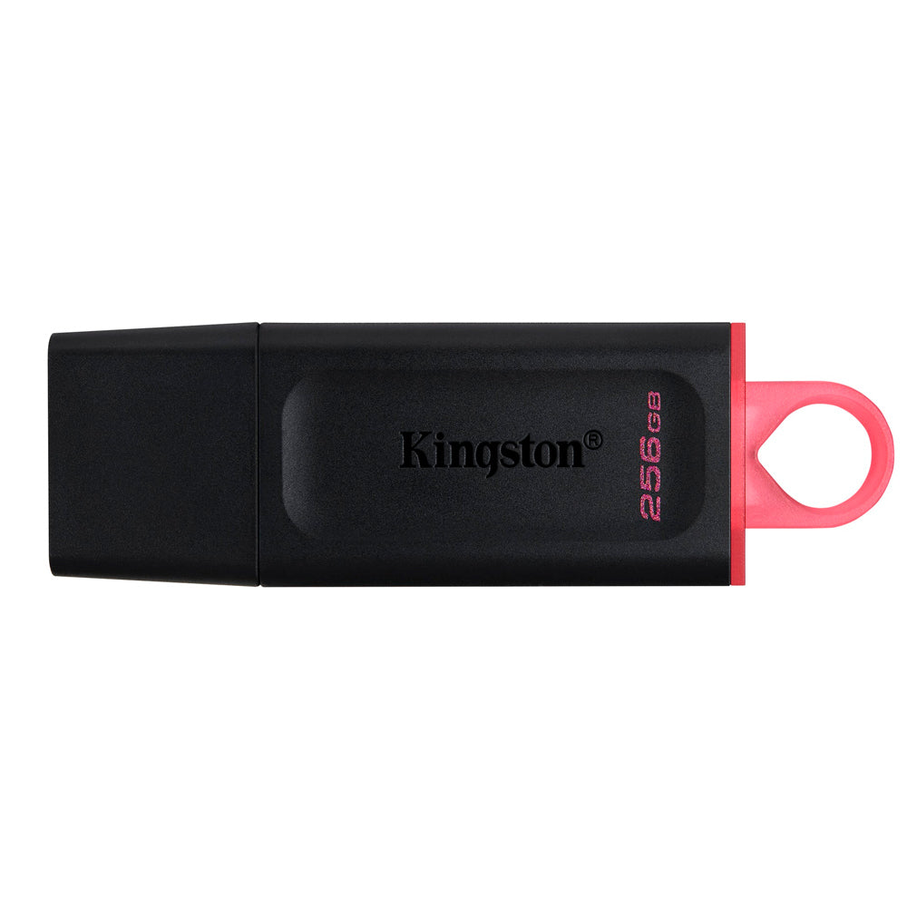 Pen Drive Kingston DataTraveler Exodia 256GB USB 3.2 Gen1, com Tampa Protetora, Preto - DTX/256GB