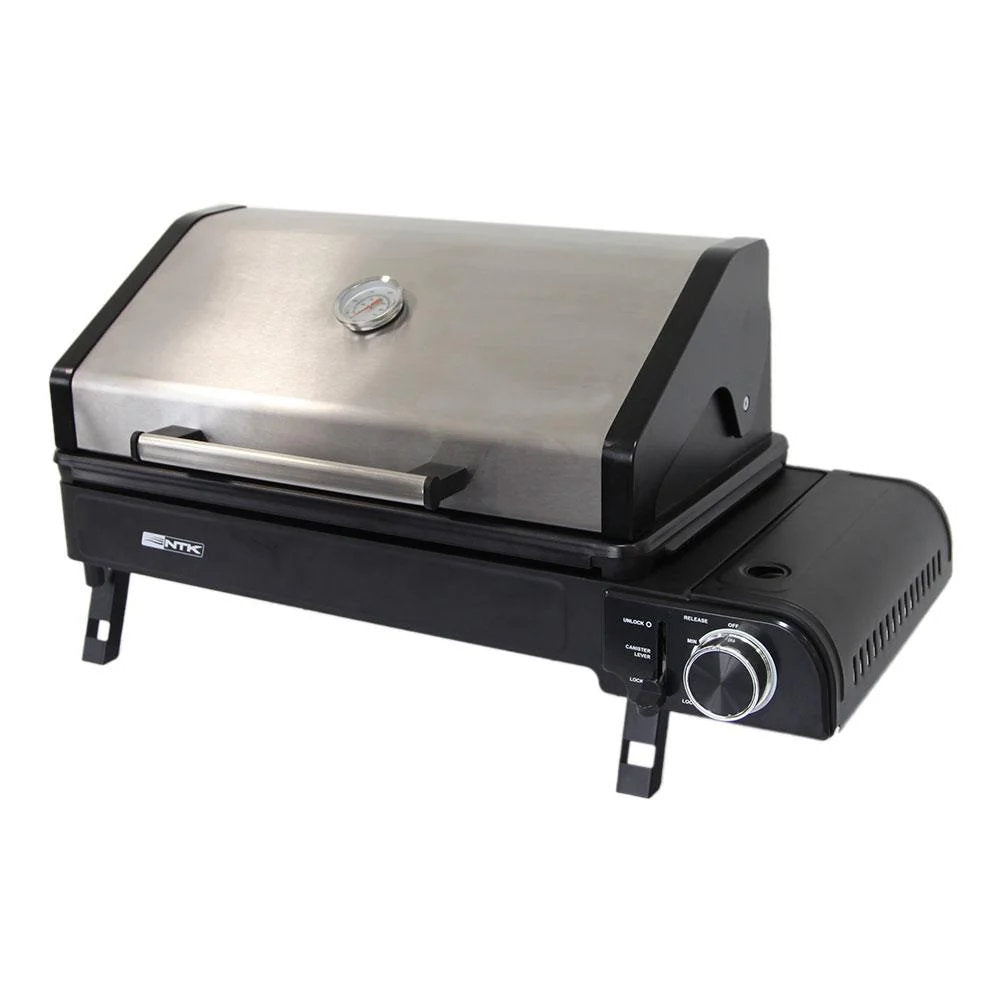 Fogareiro e Churrasqueira Nautika Aramis com Acendedor Automático NTK - Preto/Prata