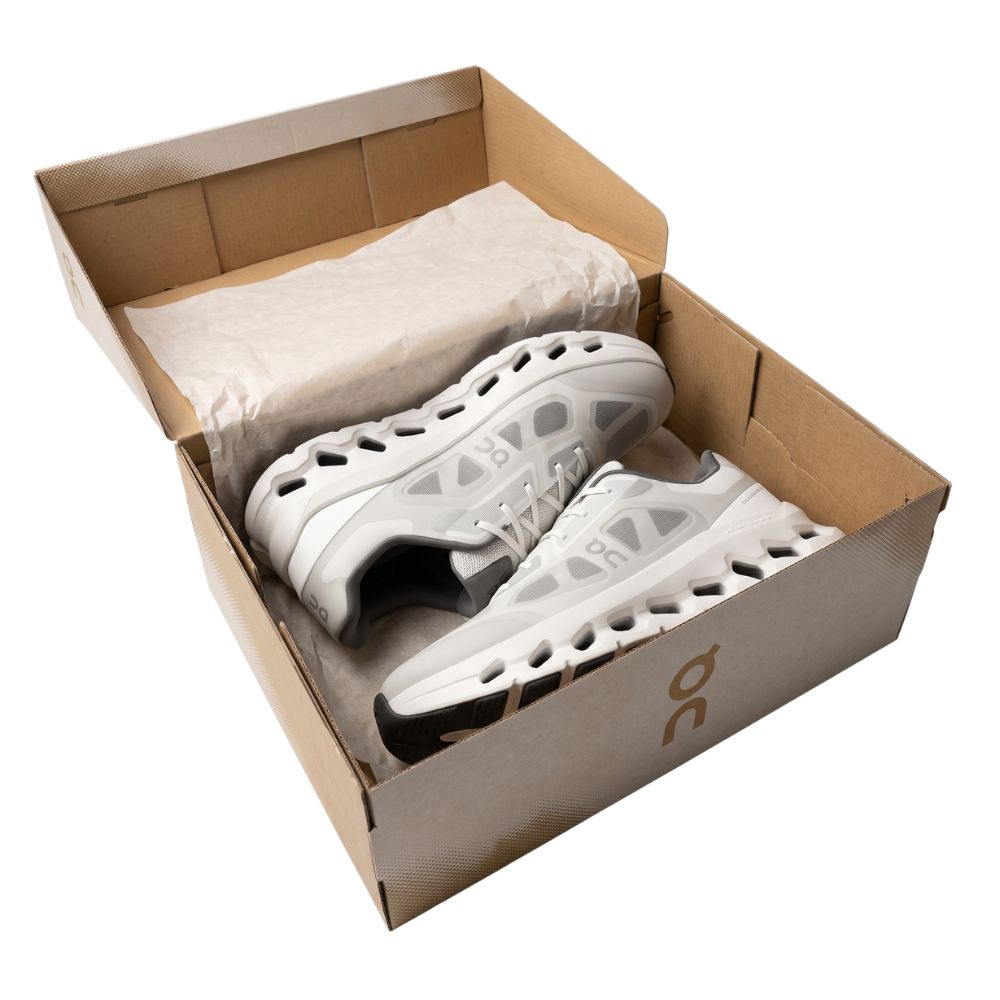 Tênis On Running Feminino Tamanho 37 Com Tecnologia CloudTec Phase™,Drop de 7 mm e Superespuma Helion™ - (Alloy/Ivory)