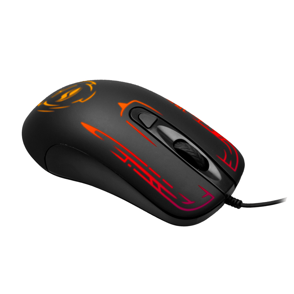 Mouse Gamer C3Tech, 2400DPI, LED Multicolors, 4 Botões, USB 2.0, MG-12BK - Preto