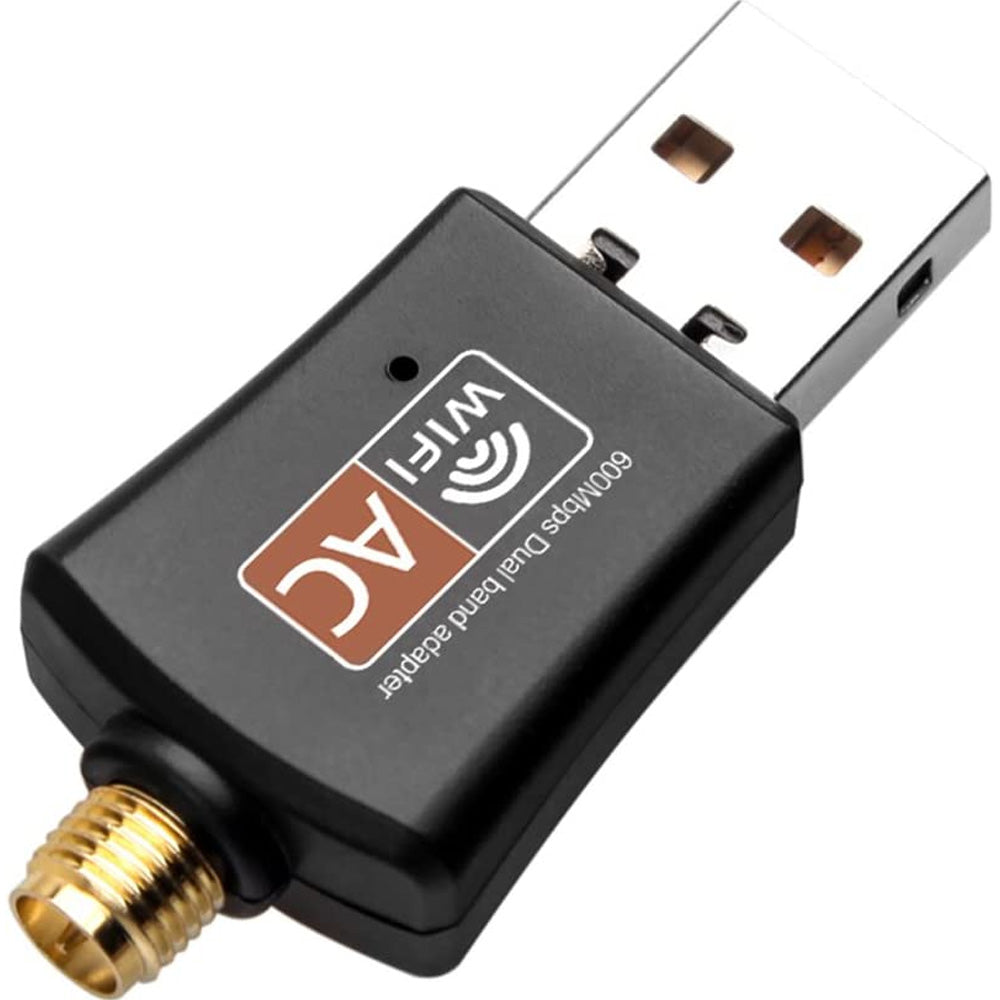 Nano Adaptador USB WiFi Ethernet Dongle WiFi Dongle 600Mbps 5Ghz