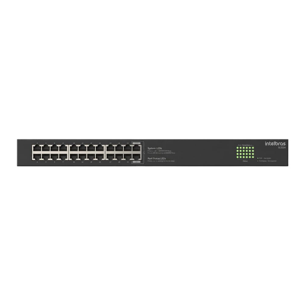 Switch 24 Portas Gigabit Ethernet S1124G Intelbras, Proteção Contra Surtos