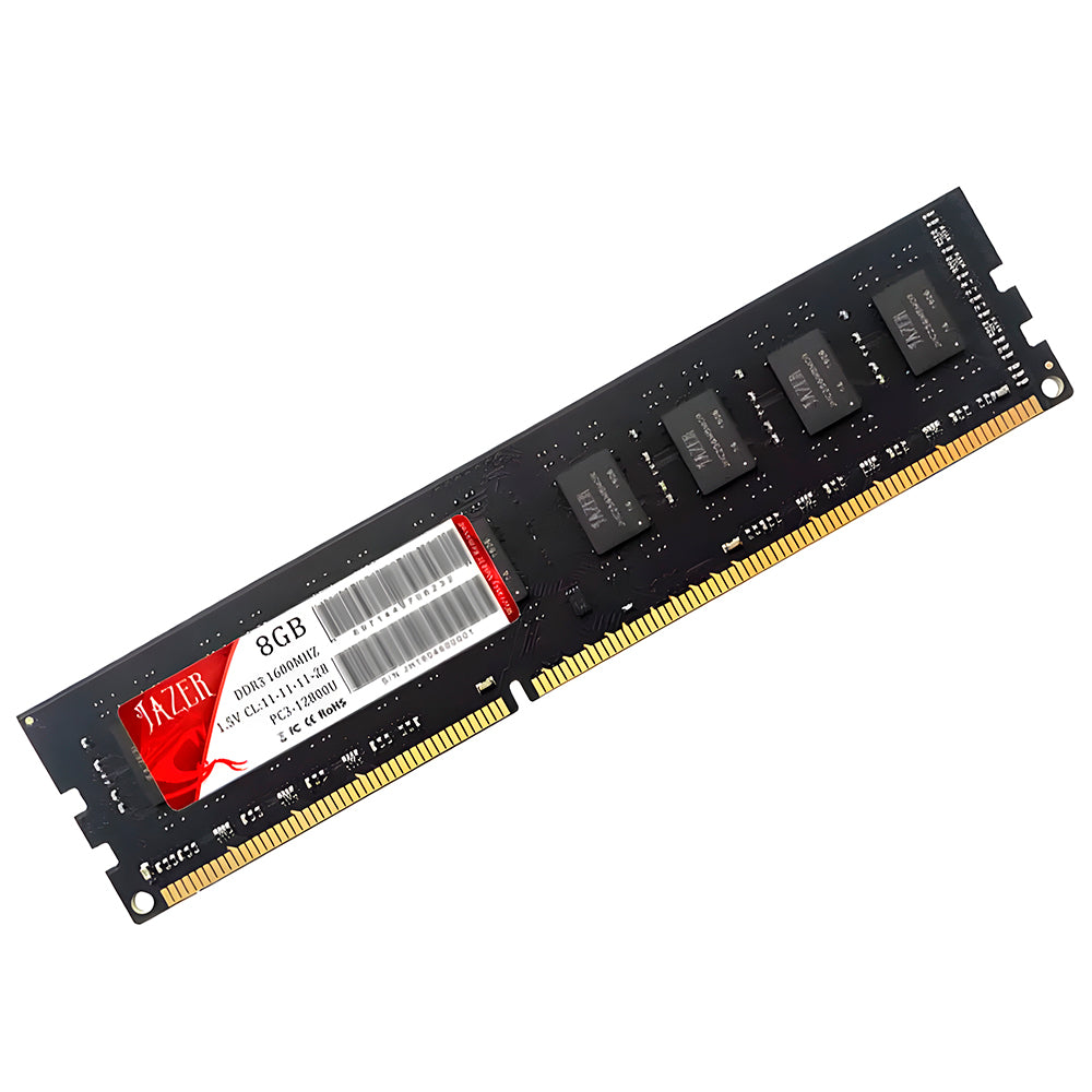 Memória RAM Desktop 8GB 1600MHz DDR3 CL11 DIMM 1.5V - Jazer