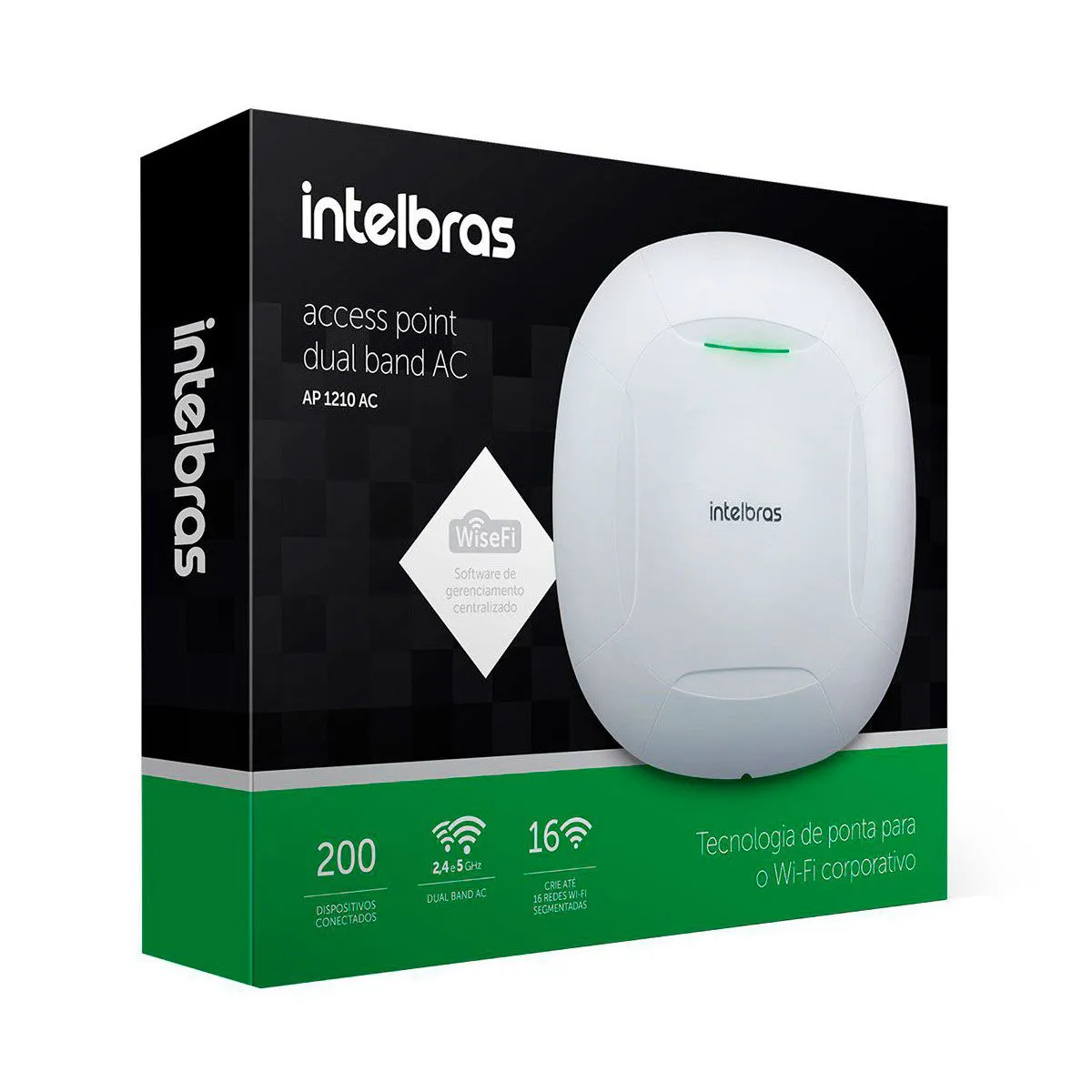 Roteador Access Point Wireless Intelbras Ap1210ac Até 200 Usuários