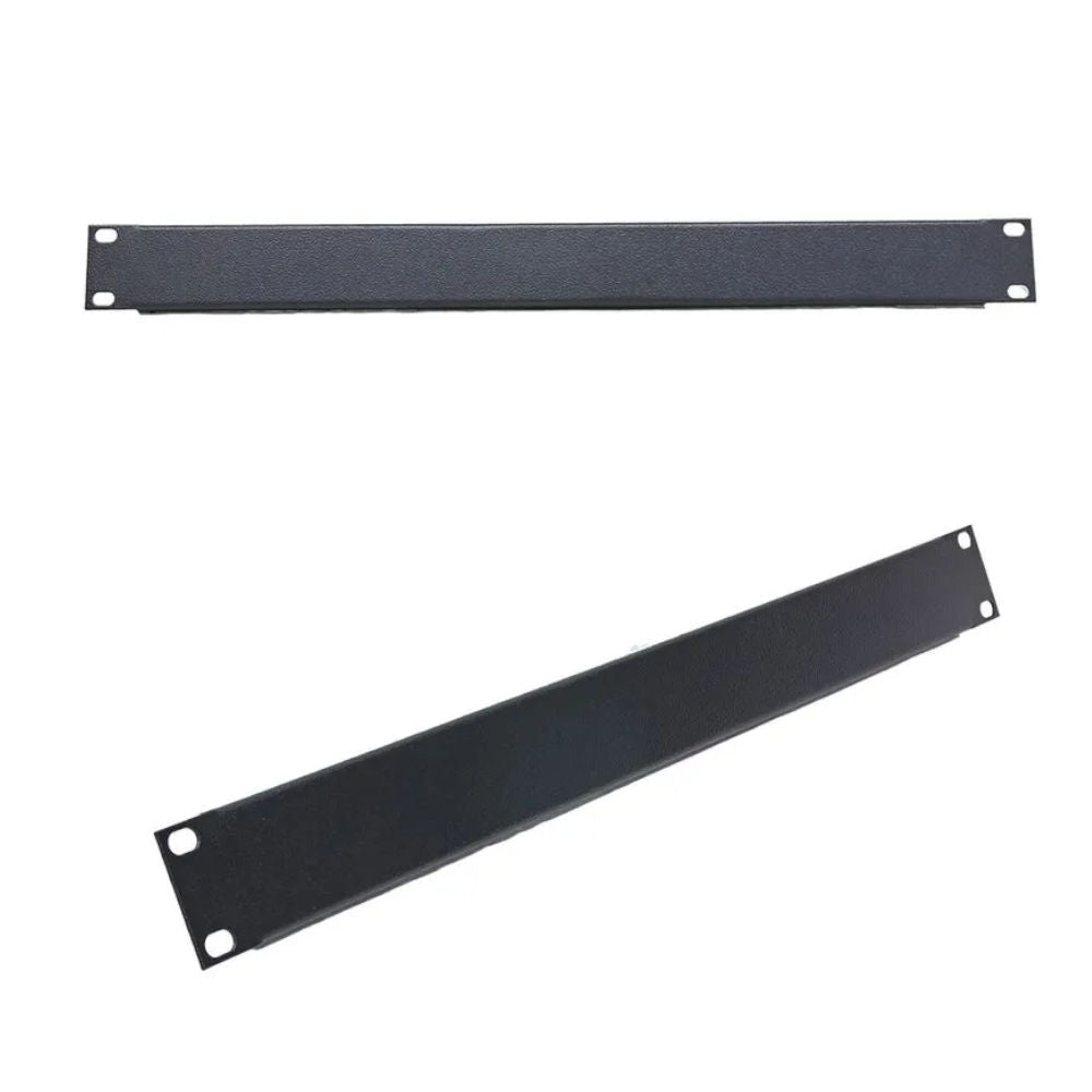 Frente Falsa Intelbras FF1U, 1U para Rack 19", Aço SAE 1008 1.2mm, Medidas 488×44×10mm – Preto