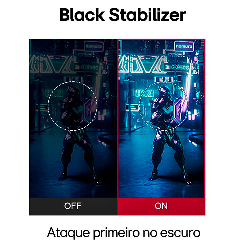 Monitor Gamer LG UltraGear 24 Full HD, 144Hz, 1ms, IPS, HDMI e DisplayPort, 99% sRGB, HDR, FreeSync, VESA 24GN60R-B.AWZM