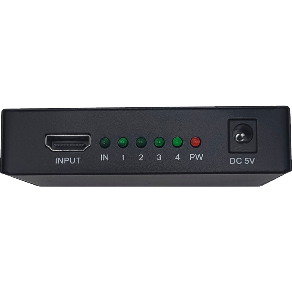 Switch HDMI Splitter Distribuidor Divisor 1 Entrada Para 4 Portas Saída HDMi 3D Full HD 1080P 1.4 - KP-AD142