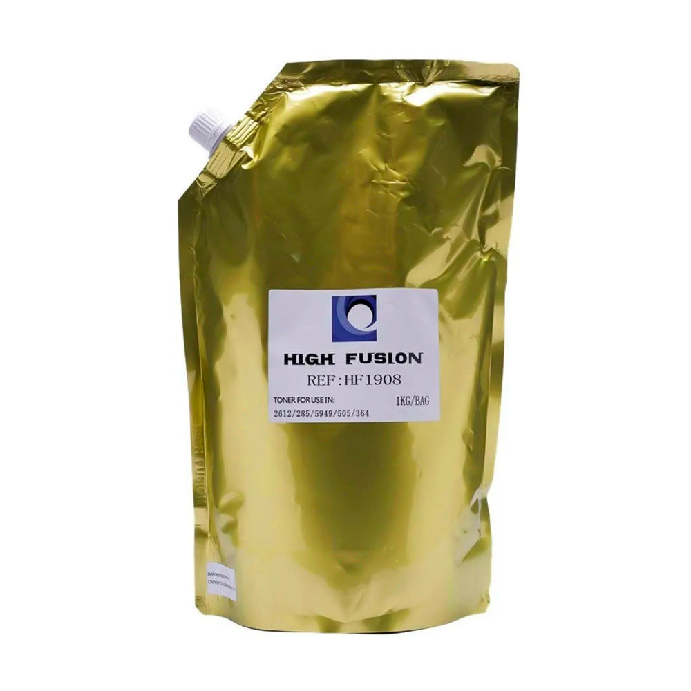 Refil Pó Para Recarga de Toner HP - HF2008 HF1908, 35a/85a/36a Alta e Baixa High Fusion Bag 1 kg
