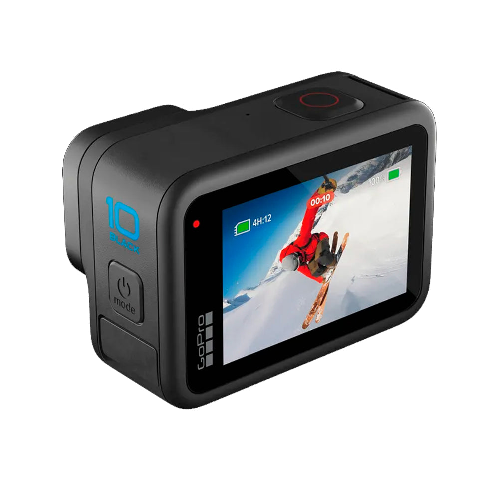 Câmera GoPro HERO10 Black, Vídeos 5.3K 60, Fotos 23MP, Chip GP2, HyperSmooth 4.0, Live Streaming 1080p, Conexão Nuvem