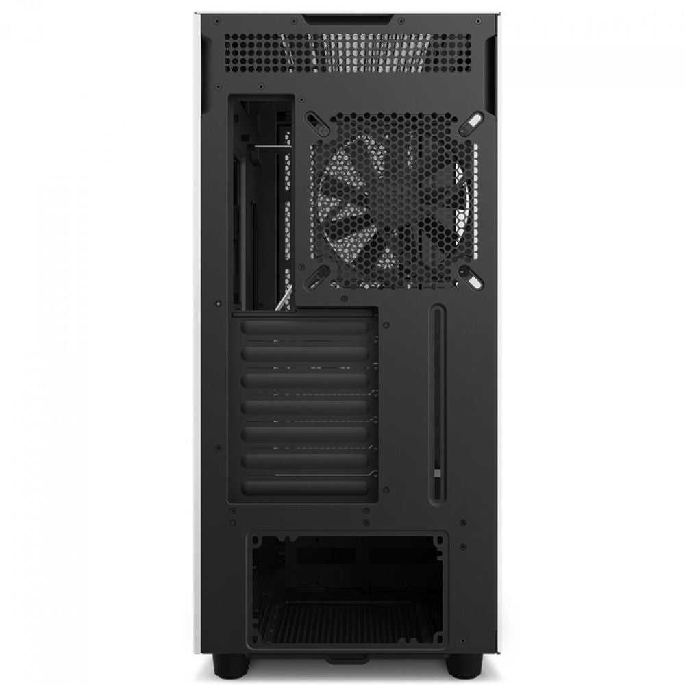 Gabinete Gamer NZXT H7 Flow Mid Tower, Vidro Temperado,  ATX, Sem Fonte, 2 Fans, CM-H71FG-01 (Branco/Preto)
