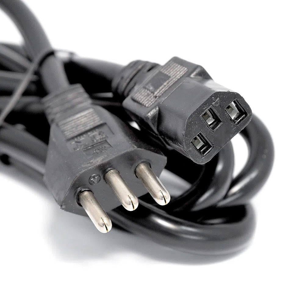 Cabo De Força Tripolar 3 Metros, Para Computador, Impressora, Monitor