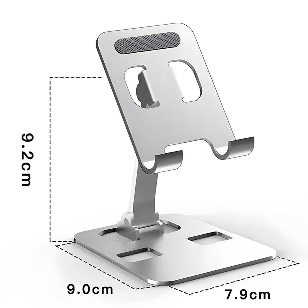 Suporte Universal, Em Aluminio, Ajustavel, Para Smartphones e Tablets - Preto