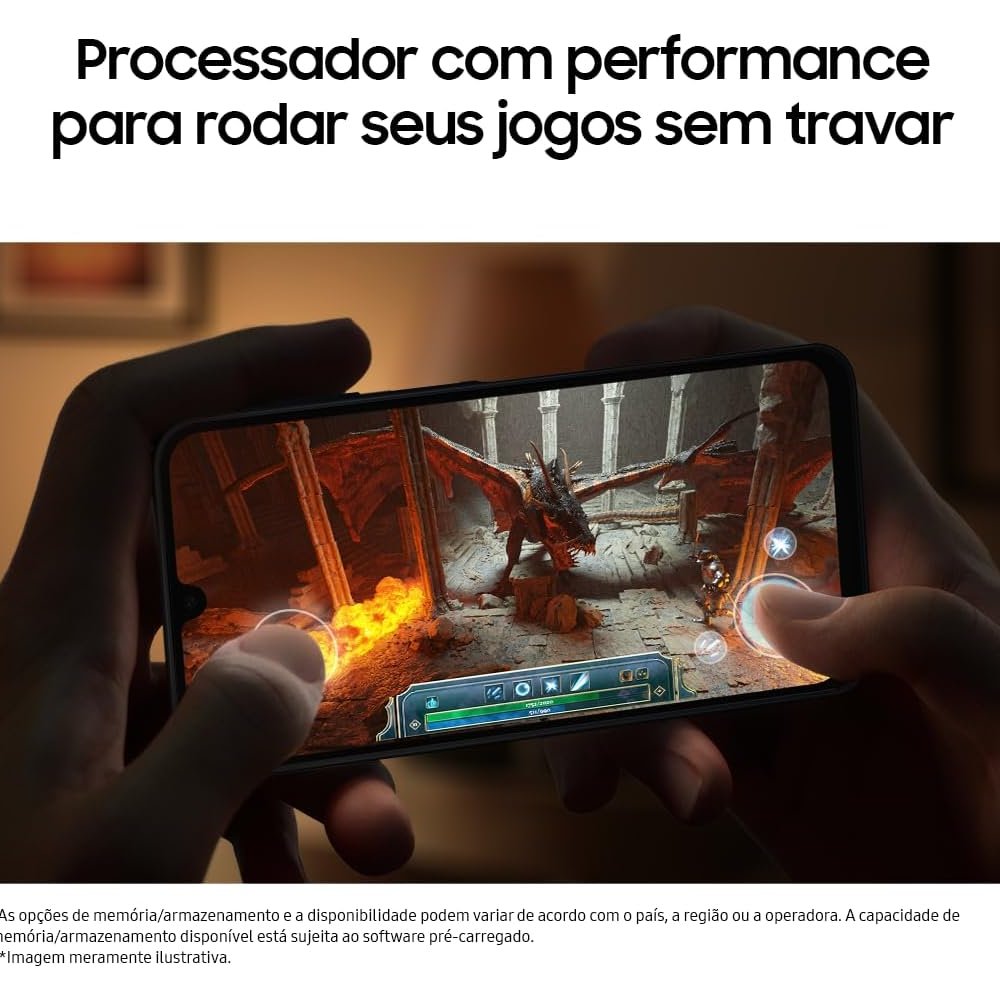 Samsung Galaxy A16 5G Tela 6.7" Super AMOLED 90Hz 128G  4GB Exynos 1330 Câmera Tripla 50MP, Azul escuro
