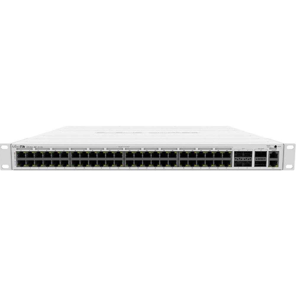Switch Cloud Series MikroTik CRS354-48P-4S+2Q+RM Gerido, L3, Gigabit Ethernet (10/100/1000)